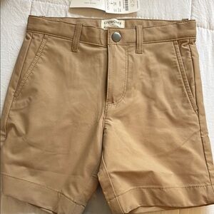 Crewcuts Tech Shorts - British Khaki (Size 4)